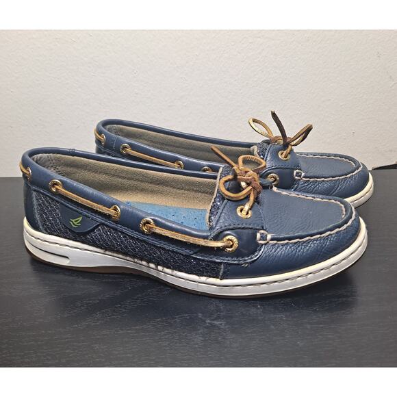 Sperry Top-Sider Women's 7M Angelfish Boat Shoe Blue Slip-On - Picture 1 of 8